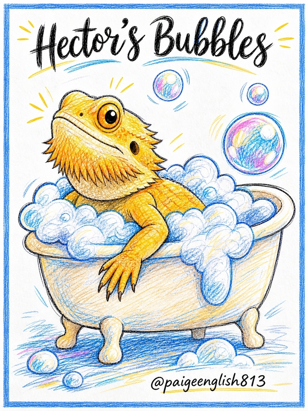 @paigeenglish813 Custom Hector's Bubbles - 50 Count Cards